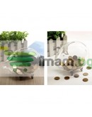 Касичка прасенце стъклена